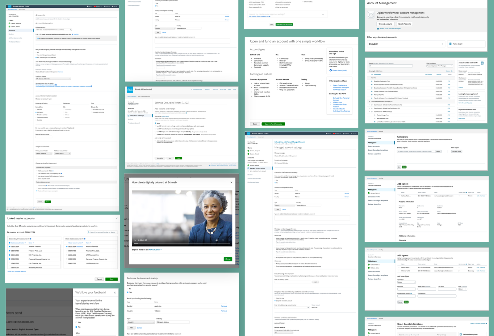 Advisor Services screenshots